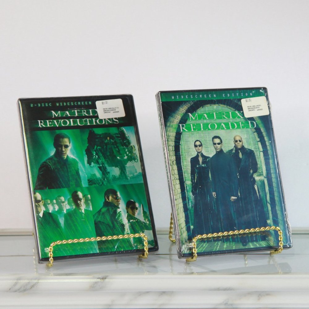 2 DVD Movies Matrix Reloaded & Matrix Revolution - Sealed DVDs